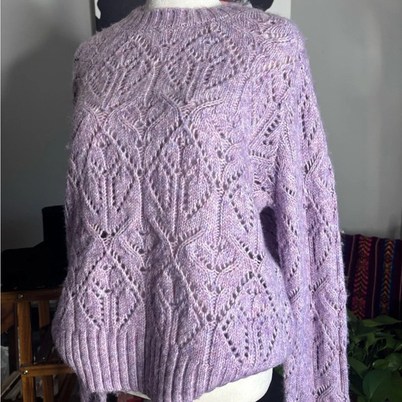 Casa Cabana Lavender Knit Sweater - Picture 5 of 10